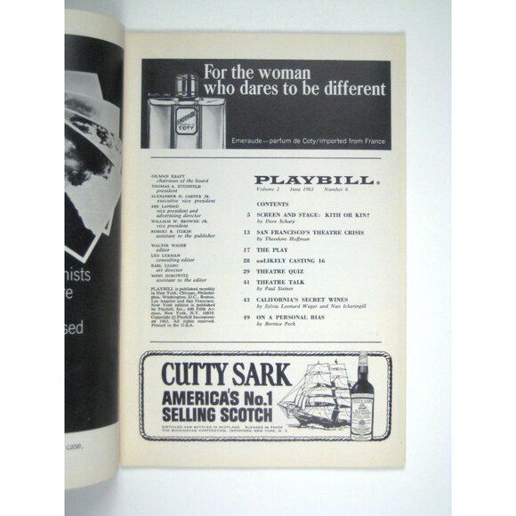 Playbill Any Wednesday Barbara Cook George Gaynes Music Box Theater 1965 - Picture 2 of 6